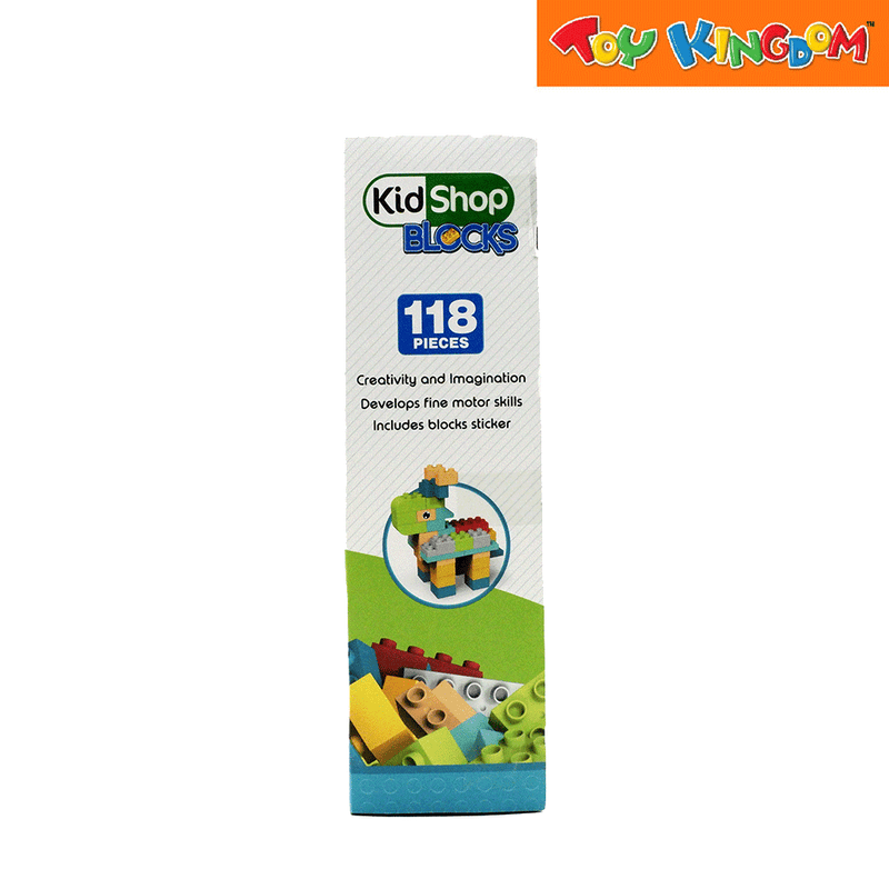 KidShop 118 pcs Soft Building Blocks