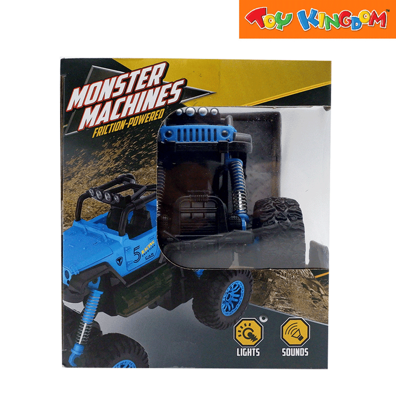 Dream Machine Monster Machines Off-Road Blue Friction-Powered Vehicle