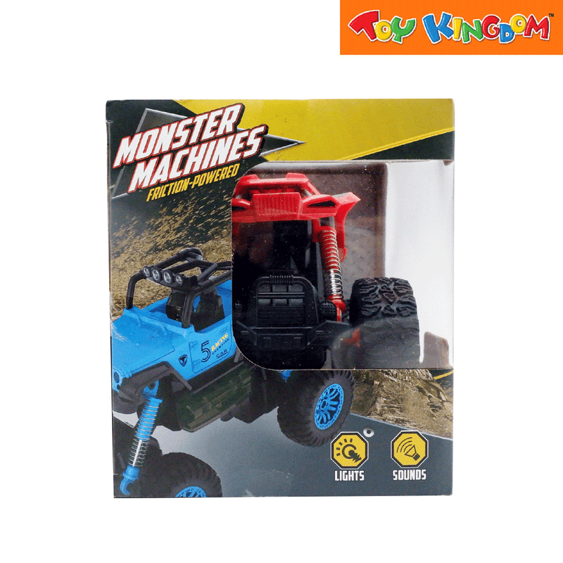 Dream Machine Monster Machines Off-Road Red Friction-Powered Vehicle