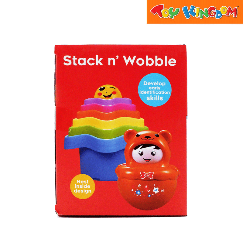 KidShop Fun 'n Learn Stack 'n Wobble Brown Stacking Cups