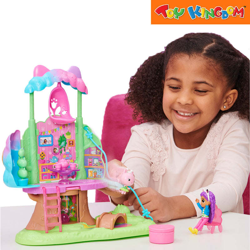 Gabby's Dollhouse Kitty Fairy's Garden Treehouse Playset