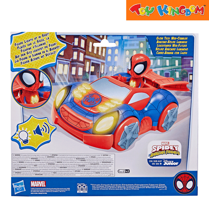 Disney Jr. Marvel Spidey and His Amazing Friends Spidey Glow Tech Web-Crawler
