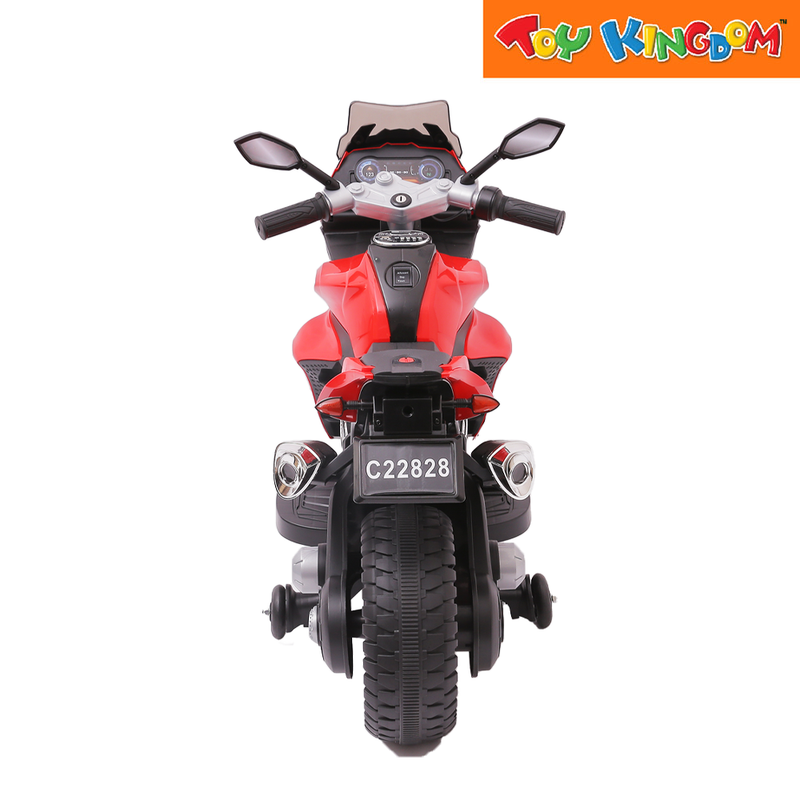 2022 Jr Motorsport Led Light WHL Red Motorcycle Ride-On