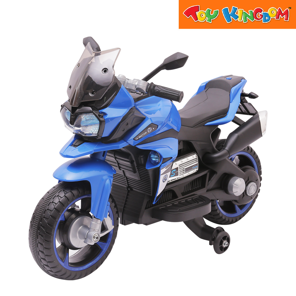 Blue motorcycle toy sales
