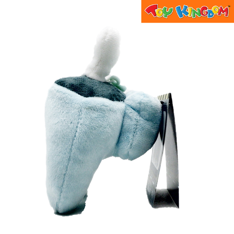 Among Us Clip On Plush Light Blue with White Stuffed Toy