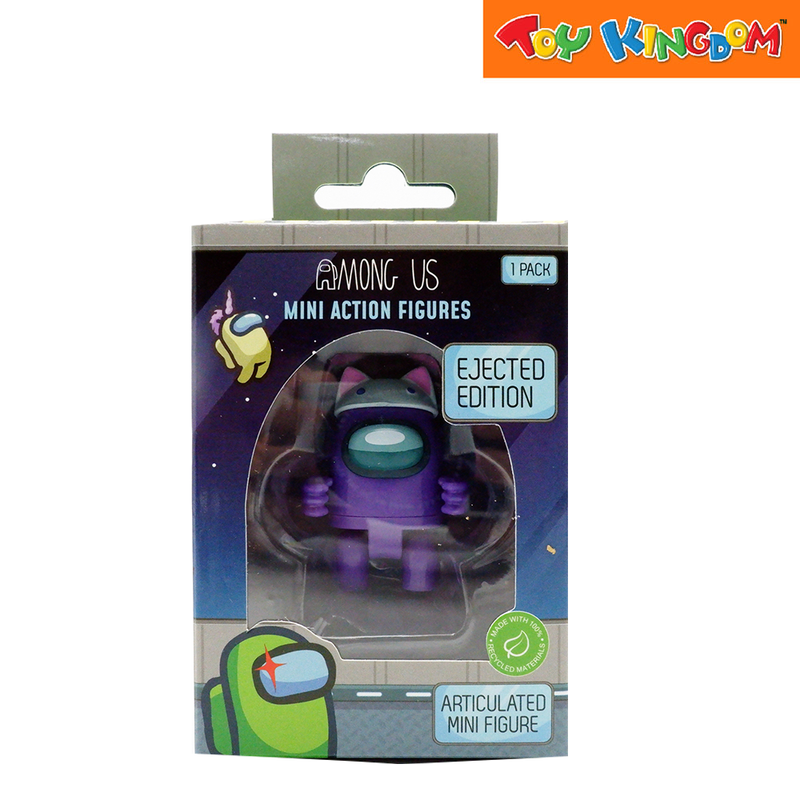 Among us Purple White Mini Action Figure