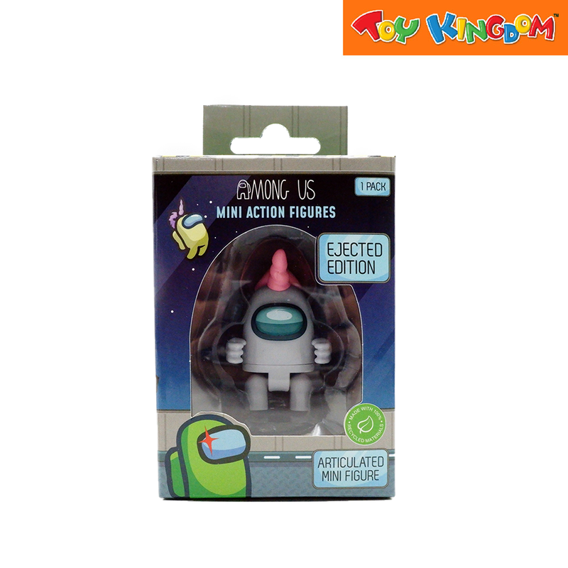 Among Us Gray Pink Mini Action Figure