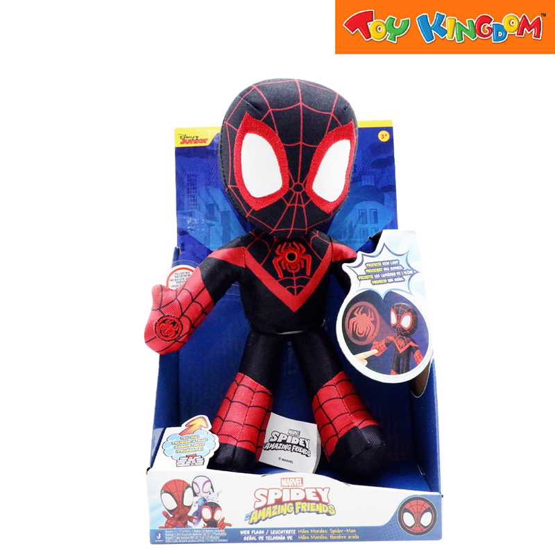 Disney Jr. Marvel Spidey and His Amazing Friends Miles Morales Plush
