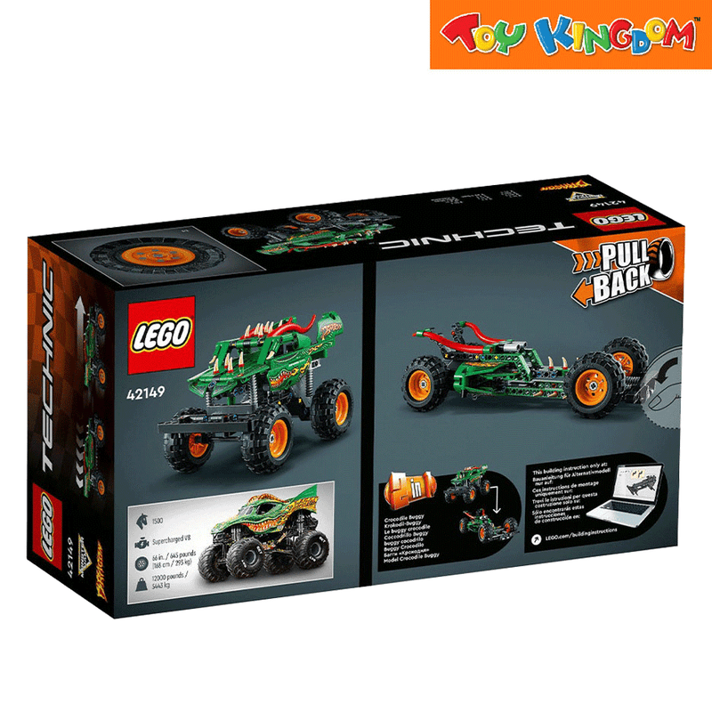 Lego 42149 Technic Monster Jam Dragon Building Blocks