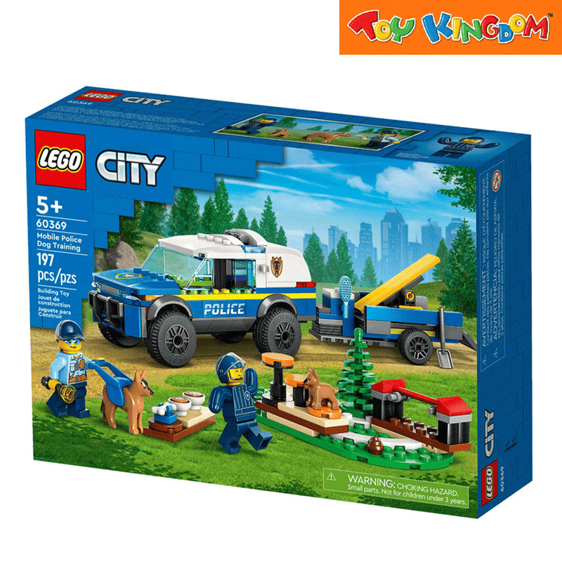 Lego 60369 City Mobile Police Dog Training Building Blocks