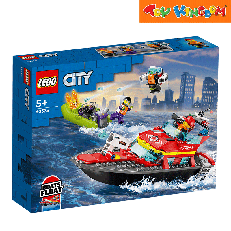 Lego 60373 City Fire Rescue Boat Building Blocks