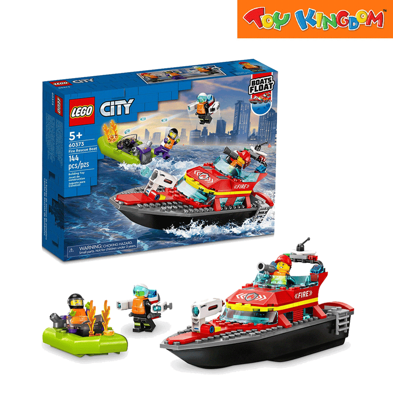 Lego 60373 City Fire Rescue Boat Building Blocks