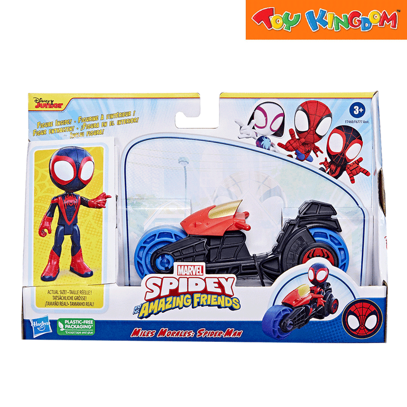 Disney Jr. Marvel Spidey and His Amazing Friends Miles Morales Spiderman Playset