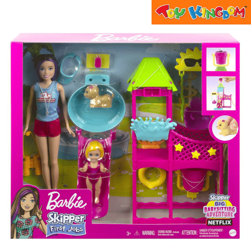 Barbie Skipper First Job Waterpark Playset