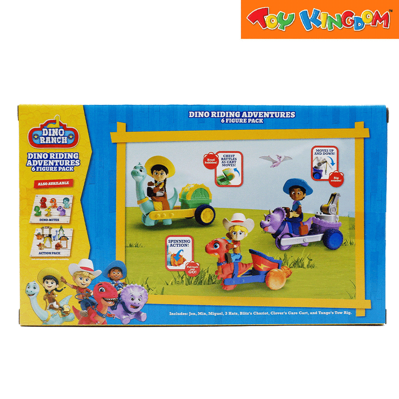 Dino Ranch Dino Riding Adventures 6 Pack Figure