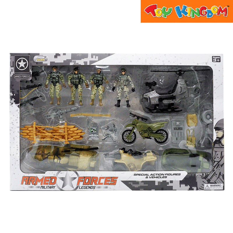 Dream Machine Armed Forces Military Legends Playset