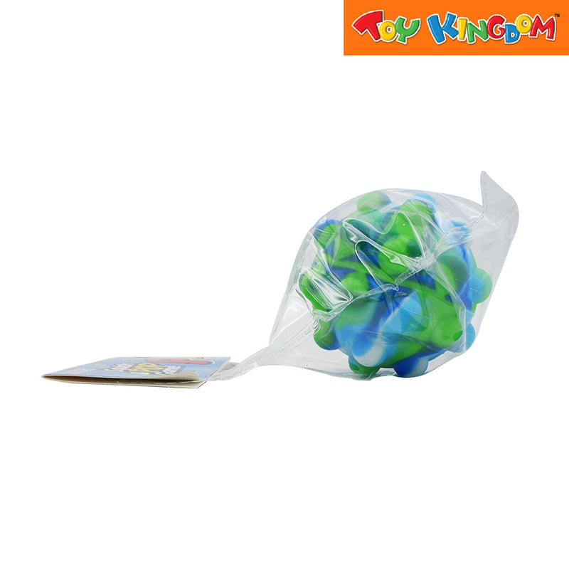 Squish and Pop Game! Blue Green Fidget Ball