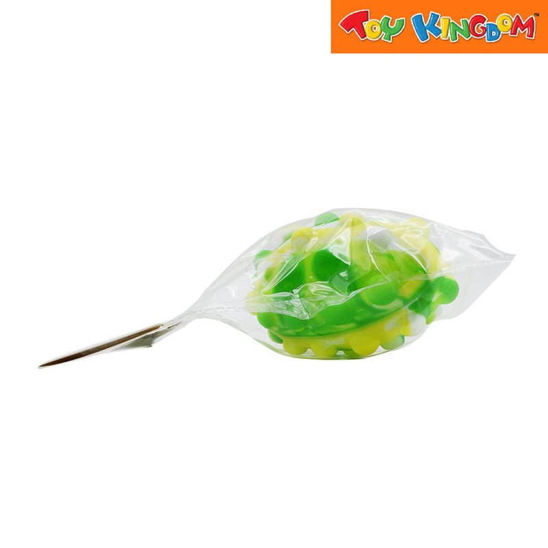 Squish and Pop Game! Green Yellow Fidget Ball