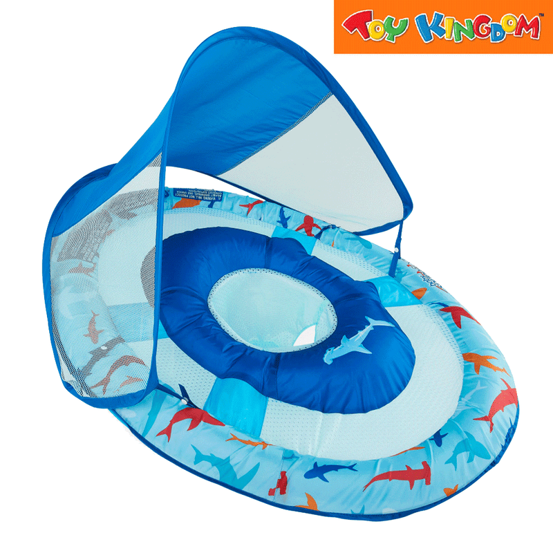 SwimWays Shark Baby Spring Float with Canopy