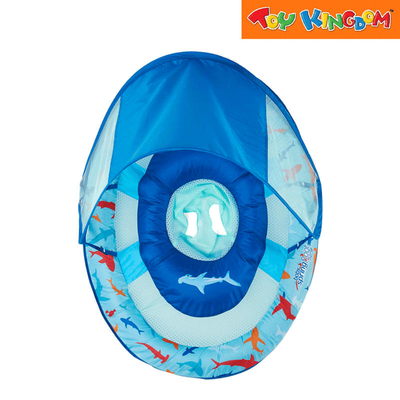 SwimWays Shark Baby Spring Float with Canopy