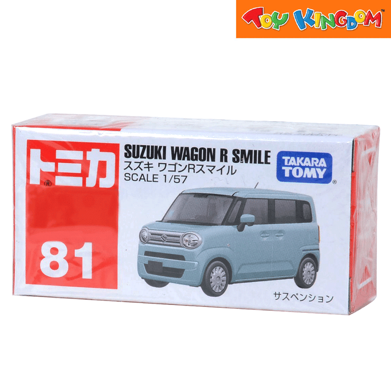 Tomica No. 81 Suzuki Wagon R Smile Gray Die-cast