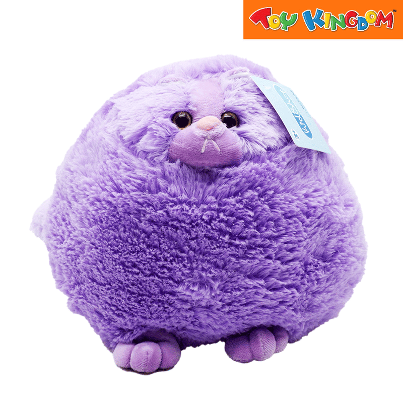 Purple stuffed cat 2025
