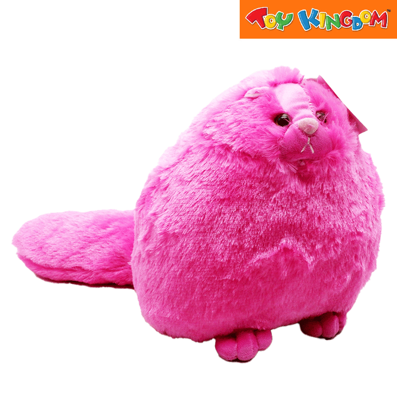 KidShop Fat Cat Fuchsia Pink 25 cm Stuffed Toy