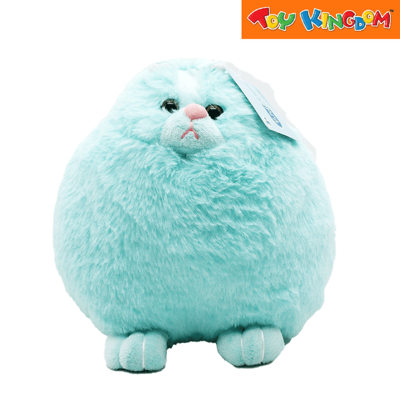 KidShop Fat Cat Light Blue 25 cm Stuffed Toy