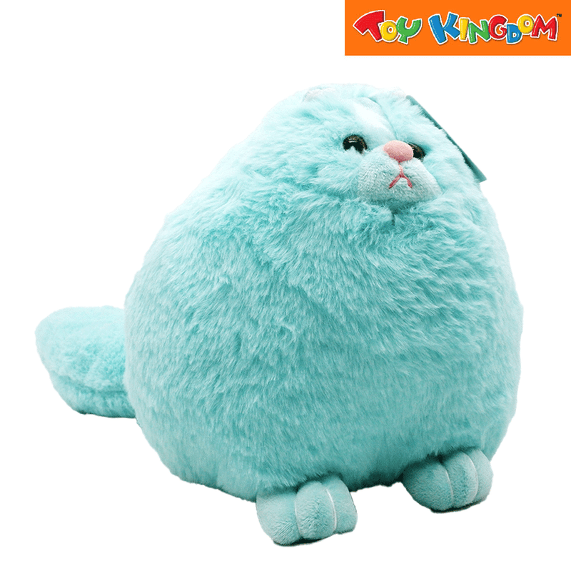 KidShop Fat Cat Light Blue 25 cm Stuffed Toy