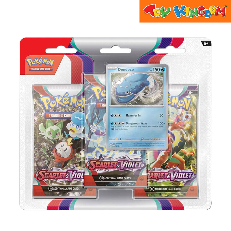 Pokemon Scarlet and Violet 3 Blisters Trading Card Game