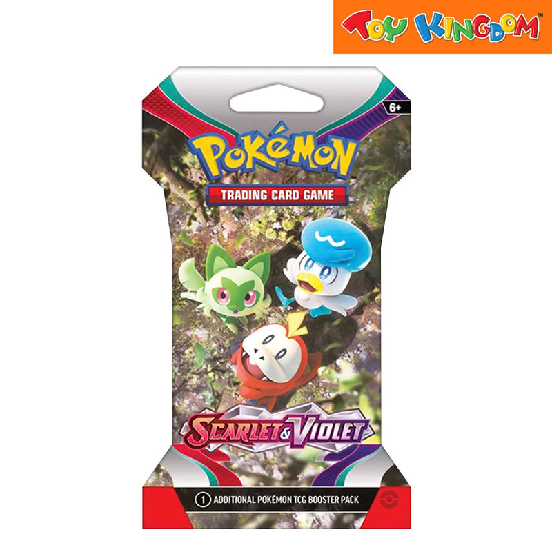 Pokemon Scarlet and Violet Sleeved Booster Pack 4 Sets Trading Card Game