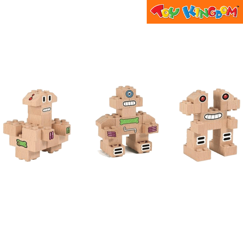 FabBrix Robots Wooden Bricks
