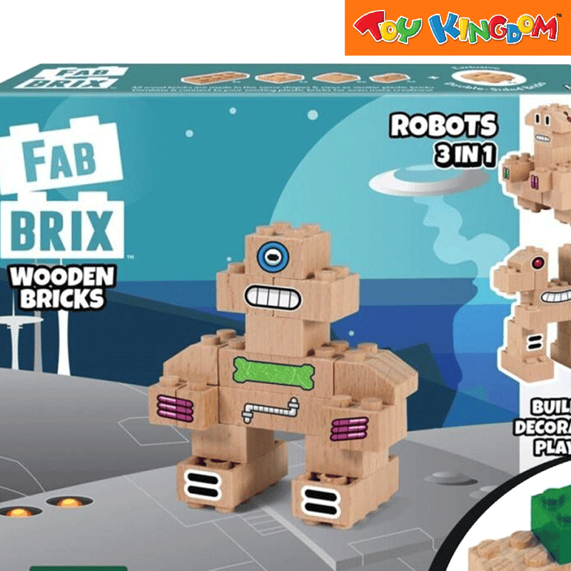 FabBrix Robots Wooden Bricks