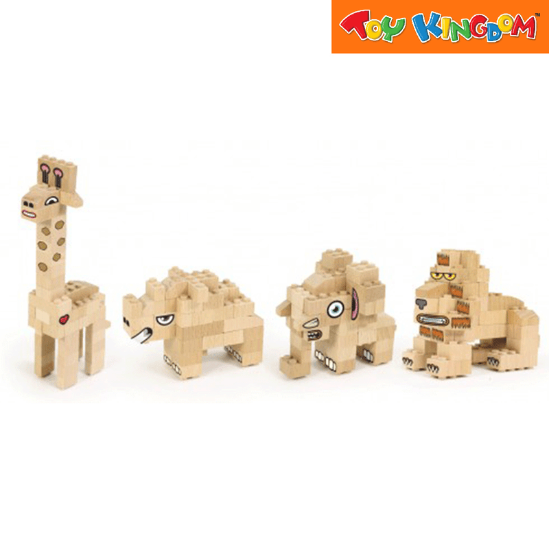 FabBrix Safari Wooden Bricks