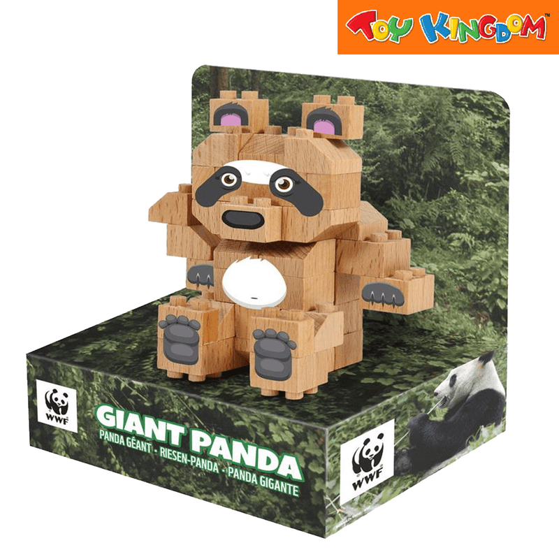 FabBrix WWF Panda Wooden Bricks