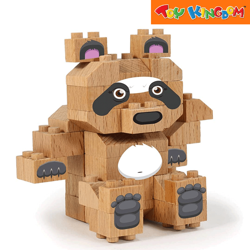 FabBrix WWF Panda Wooden Bricks