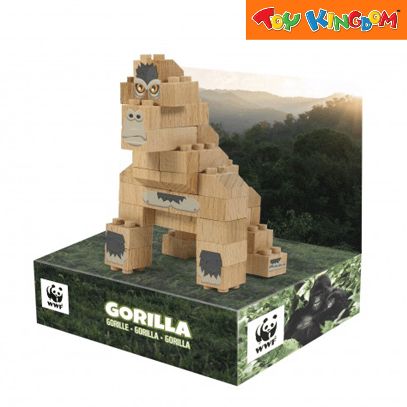 FabBrix WWF Gorilla Wooden Bricks