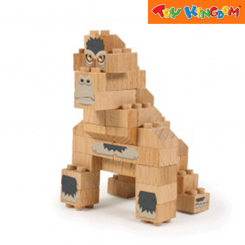 FabBrix WWF Gorilla Wooden Bricks