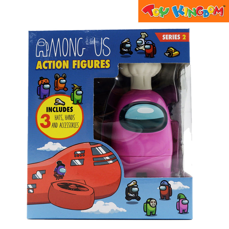 Among Us Series 2 Pink Action Figure