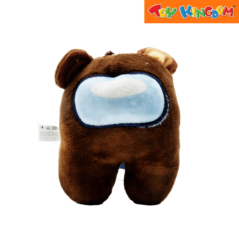 Among Us Clip On Plush Brown Stuffed Toy
