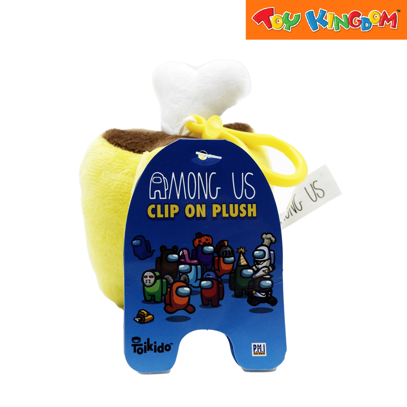 Among Us Clip On Plush Yellow Stuffed Toy