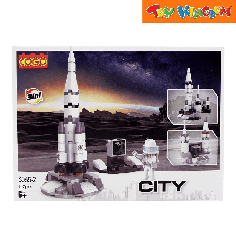 Cogo City 3-in-1 Launching Pad Building Blocks