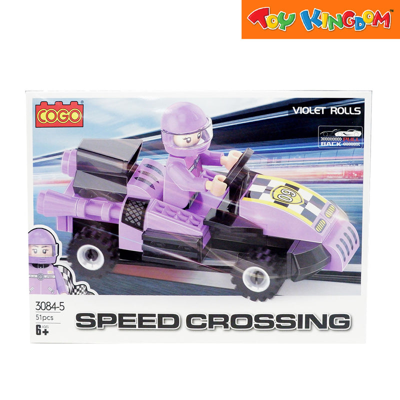 Cogo Speed Crossing Violet Rolls Building Blocks
