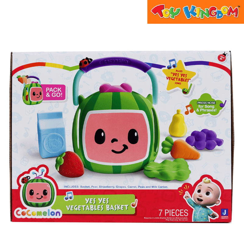 Cocomelon Yes Yes Vegetables Basket Playset