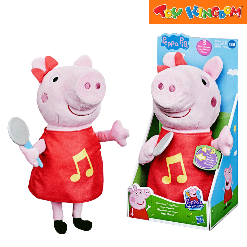 Peppa Pig Peppa's Adventures Oink Along Songs Peppa Musical Plush