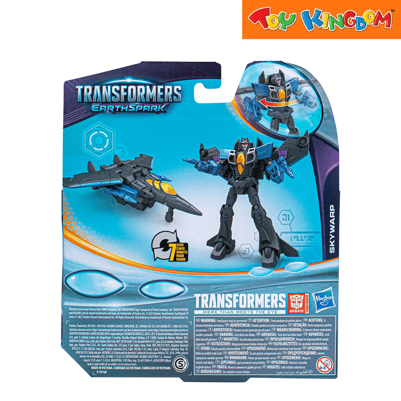 Transformers Earthspark Terran Warrior Skywarp Action Figure
