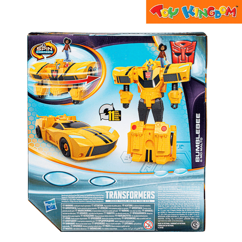 Transformers Earthspark Terran Spinchanger Gabbro BB and Mo Malto Action Figure
