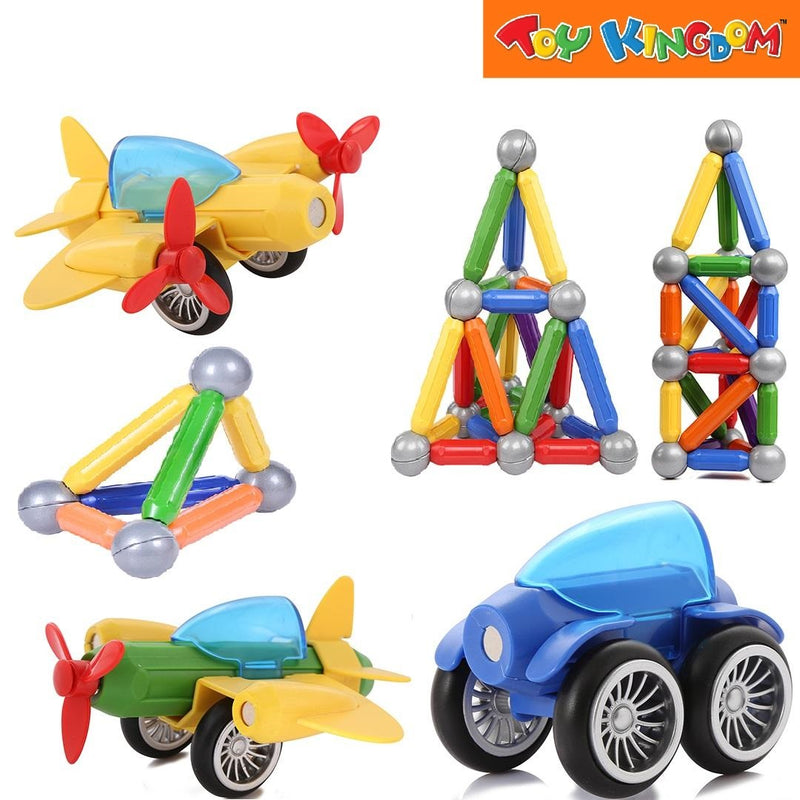 Young Mindz Young Mindz Magnetic Discovery Drive and Fly 30 pcs Magnetic Building Toy