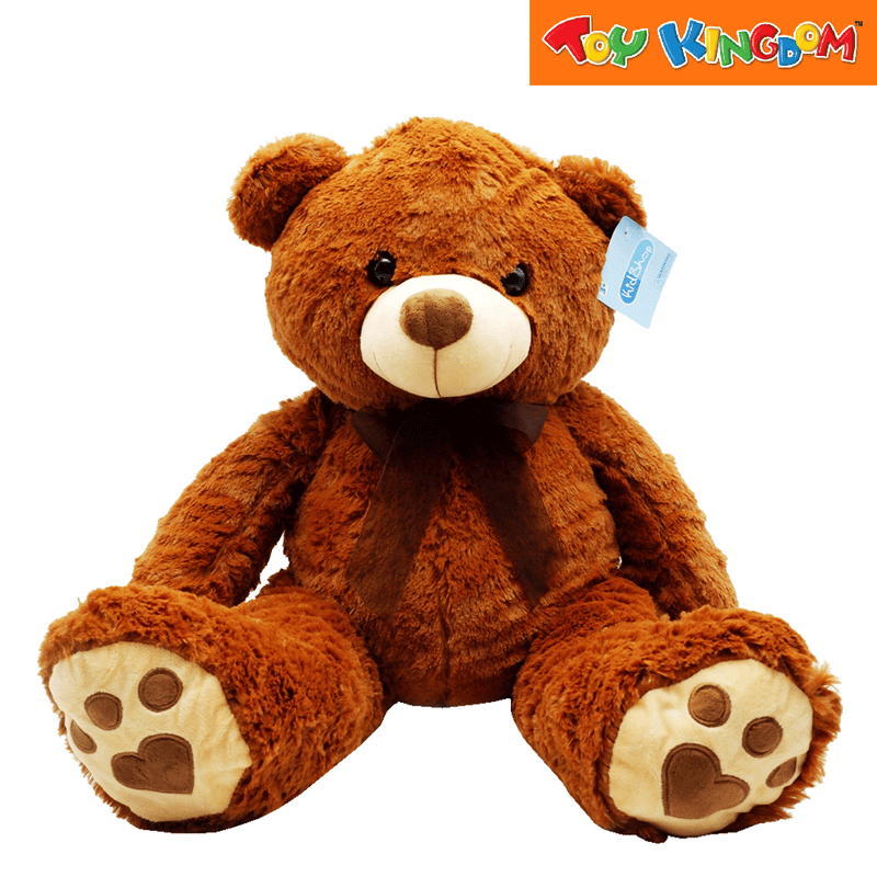 KidShop Sitting Bear Dark Brown 70 cm Stuffed Toy Toy Kingdom