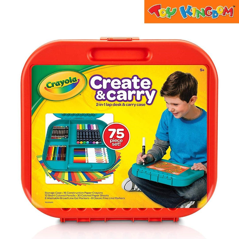 Crayola Create & Carry 2-in-1 Lap Desk & Carry Case